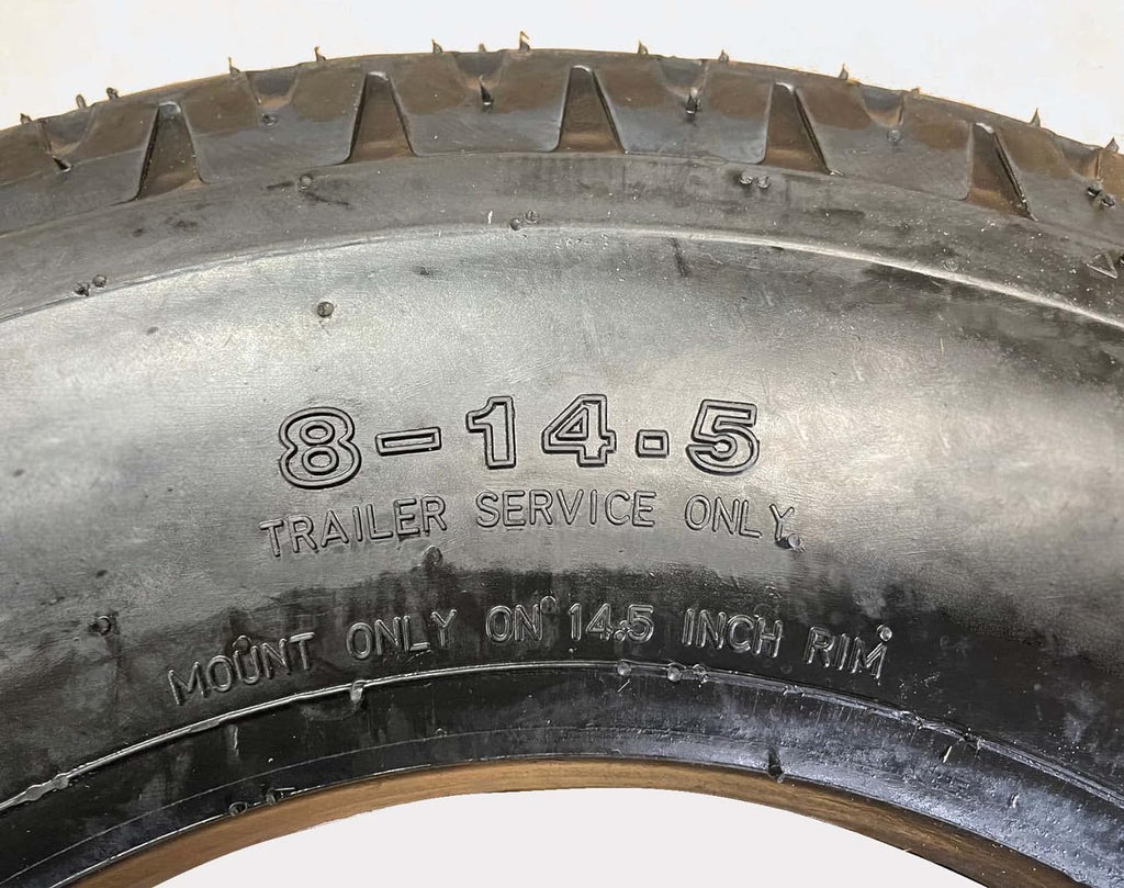 8-14.5 14 Ply Load Range G Trailer Tires Set 4 O1512