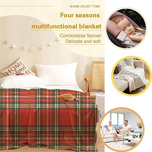 Reversible Fluffy Plush Fleece Blanket 60x80 Inches O5598