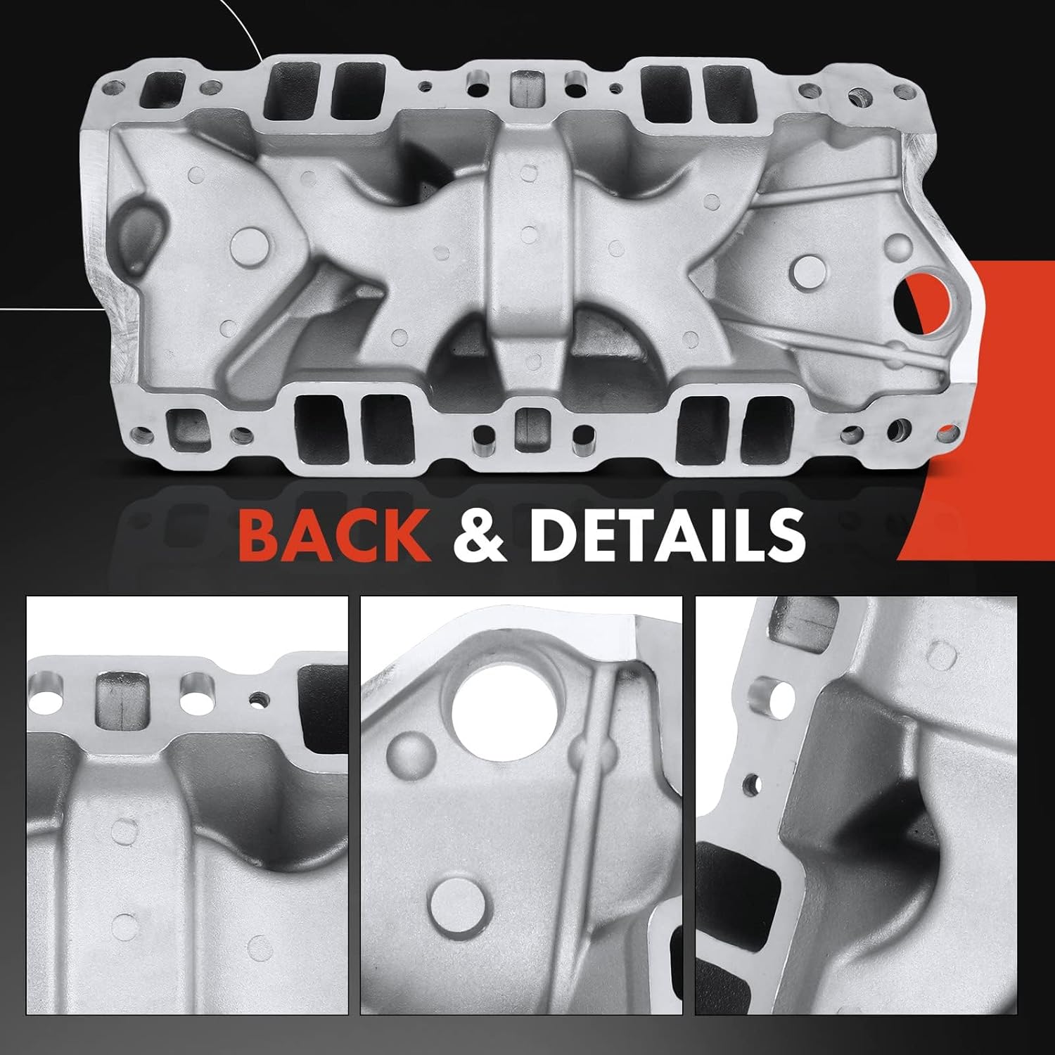 Aluminum Dual Plane High-Rise Intake Manifold C502818