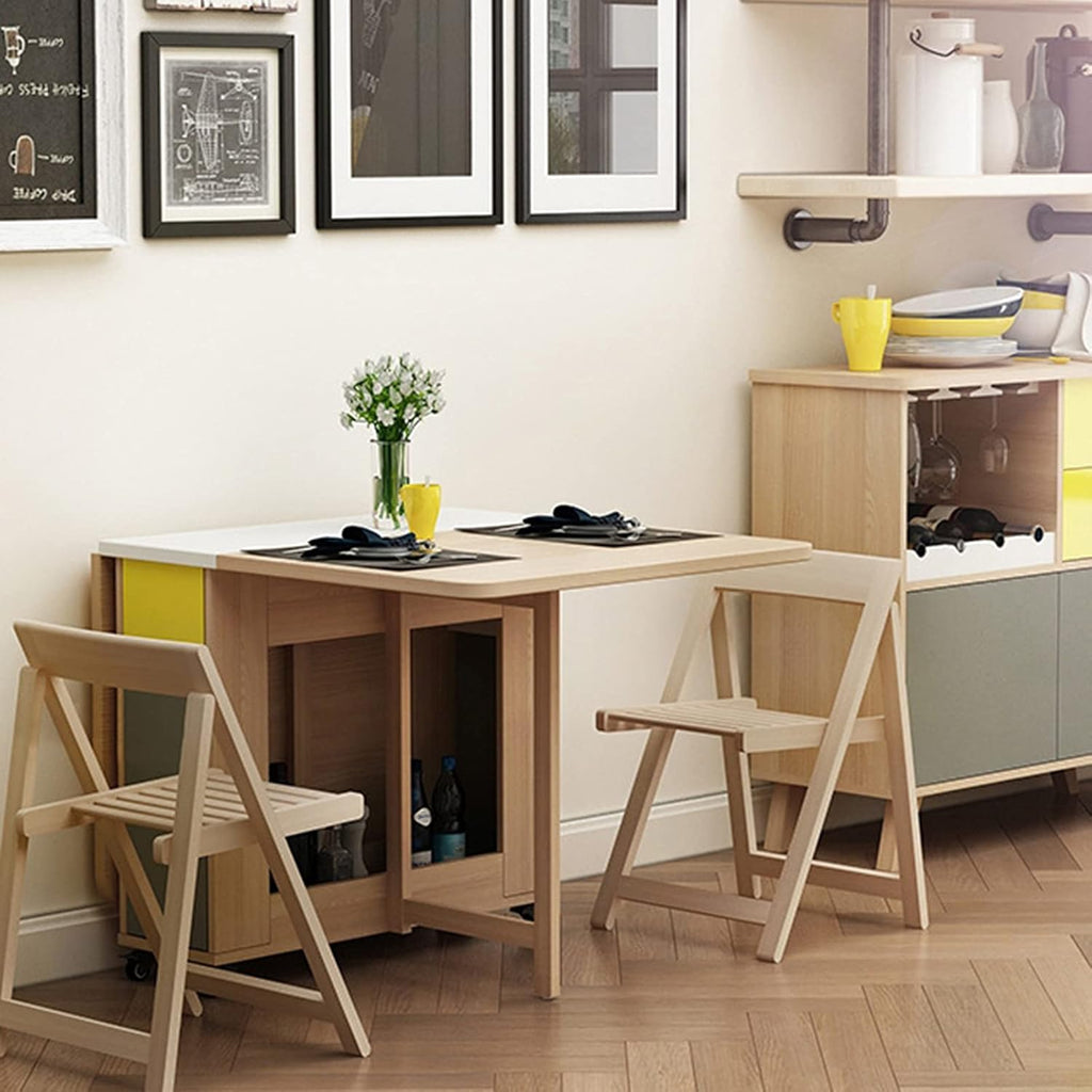 Solid Wood Extendable Drop Leaf Dining Table (1.2m) R62337