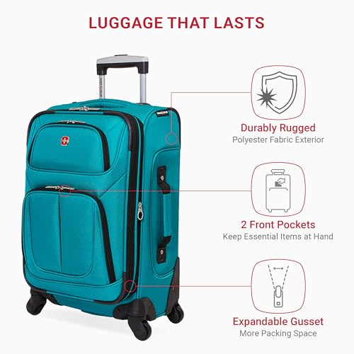 Black Softside Expandable Luggage, Checked-Large 29-Inch E37042