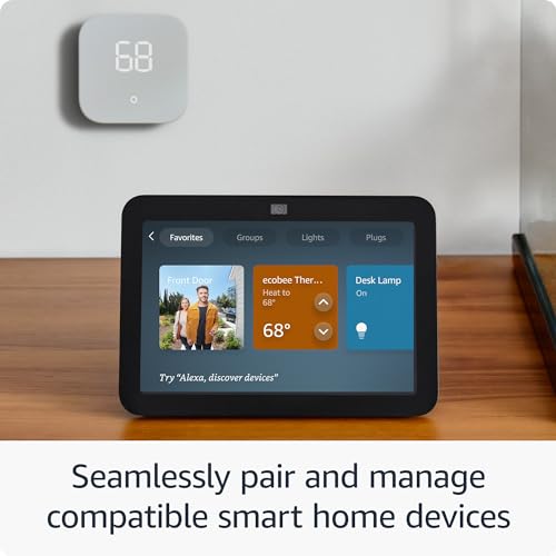 Glacier White Smart Home Hub with Spatial Audio Y51461