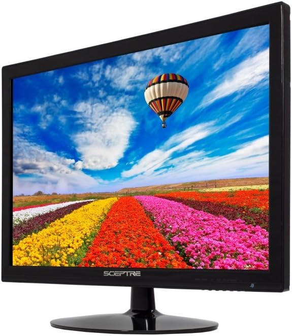 24 Inch 75Hz Slim LED Monitor with Build-in Speakers HDMI VGA Black H363790