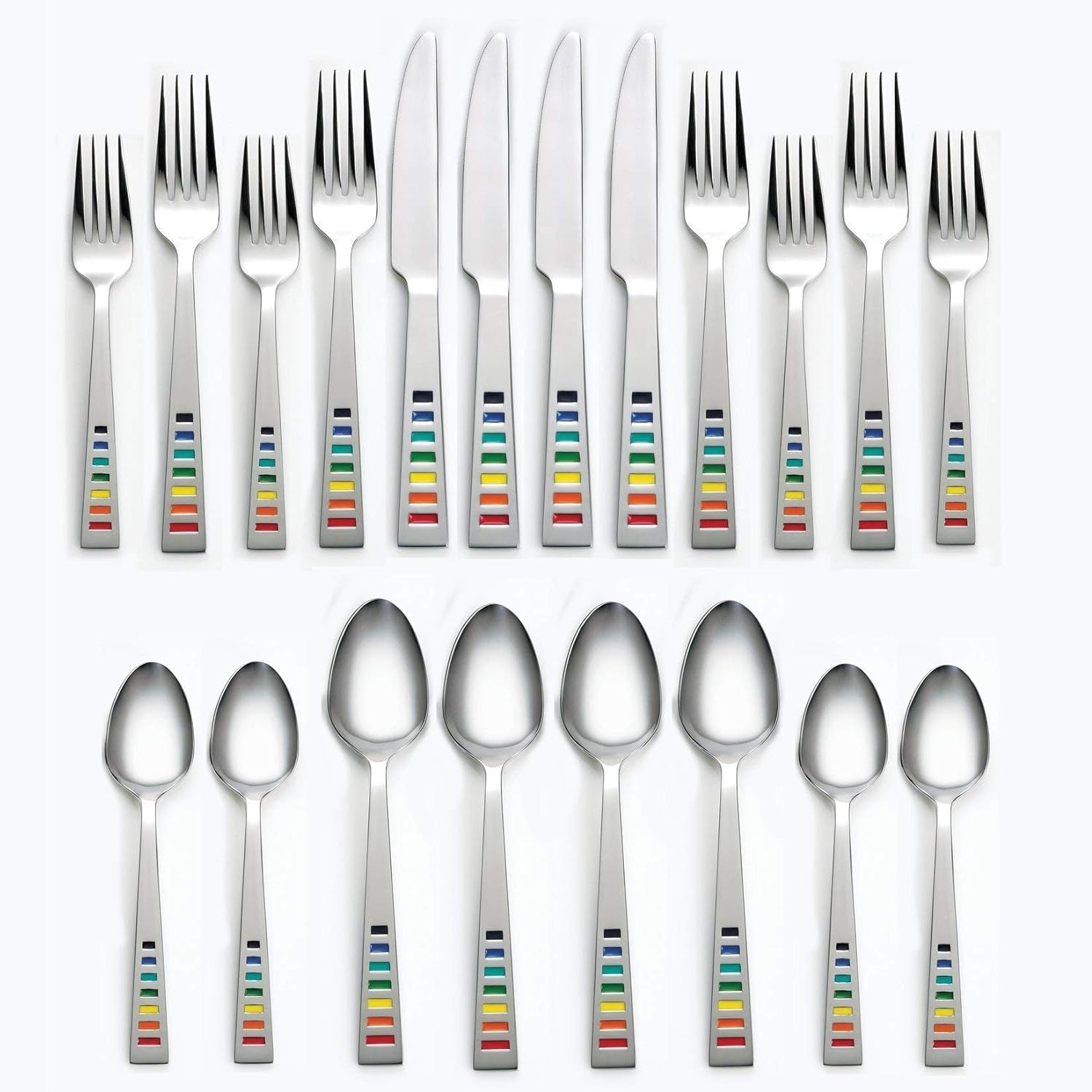 20pc Stainless Steel Flatware Set Y896