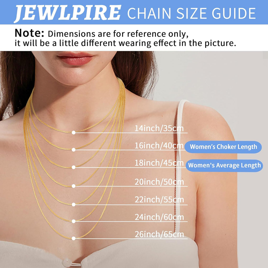 Solid 14K Gold Over 925 Sterling Silver Chain Necklace L79827
