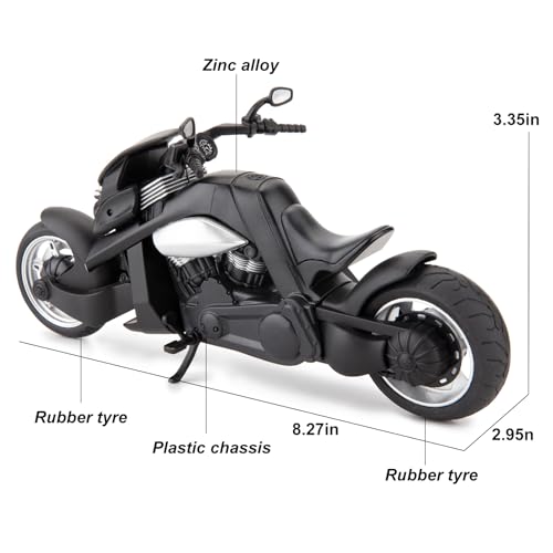 Black DieCast Motorcycle Model W265
