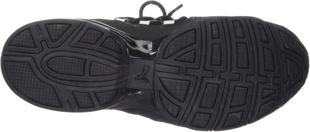 Black/White 10.5 Woven Running Shoe V28156
