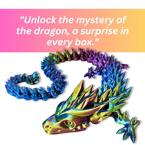 30" Color-Changing Articulated Dragon N878