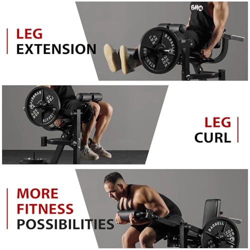 Adjustable Leg Extension and Curl Machine G472