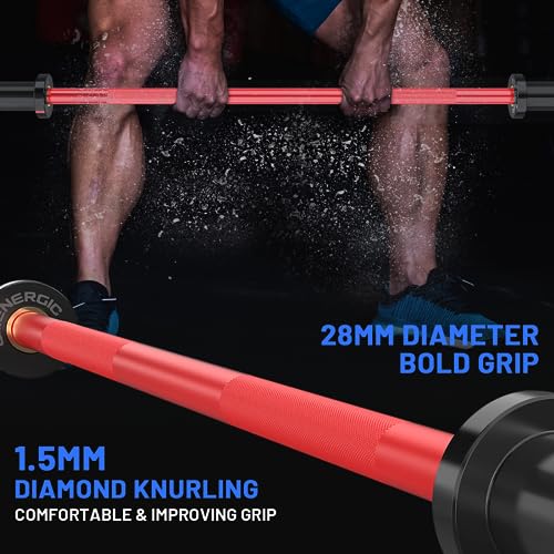 47" Black Solid Steel Olympic Barbell for 2" Plates G3363