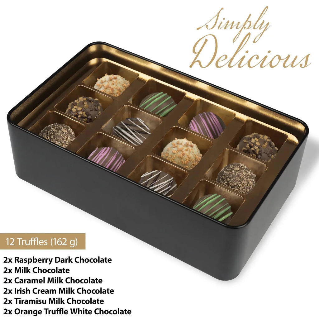 Christmas Snowman Chocolate Truffles Keepsake Tin G502271