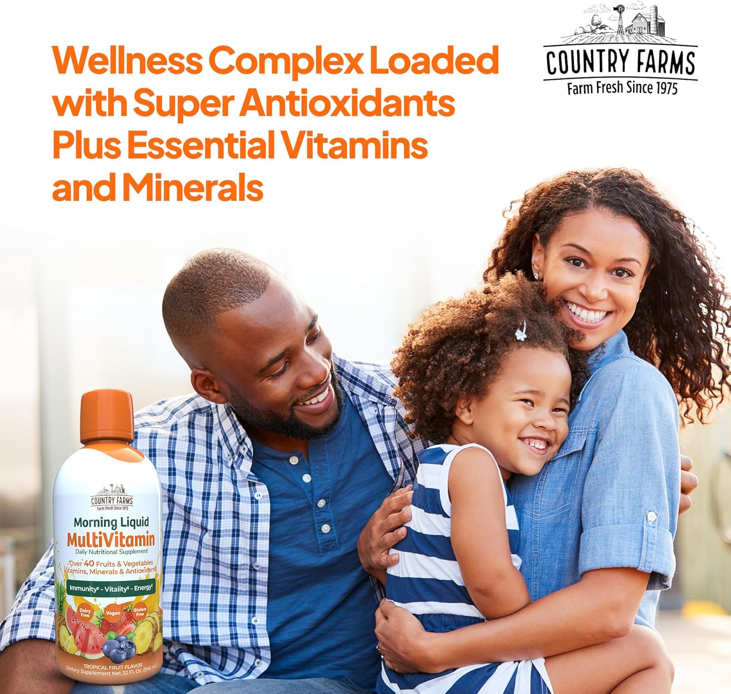 Morning Liquid Multivitamin, 32 fl oz Z59505