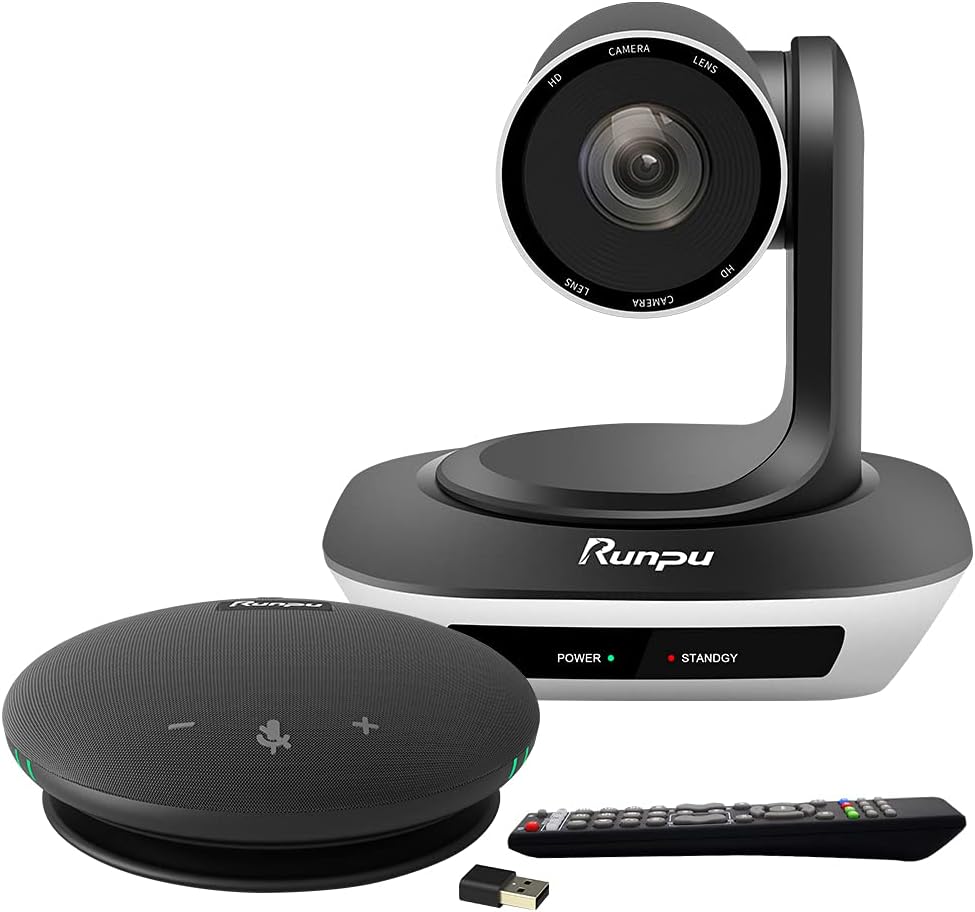2.4G Wireless Conference Speaker HD1080P Conference Room Camera Bundle L707749