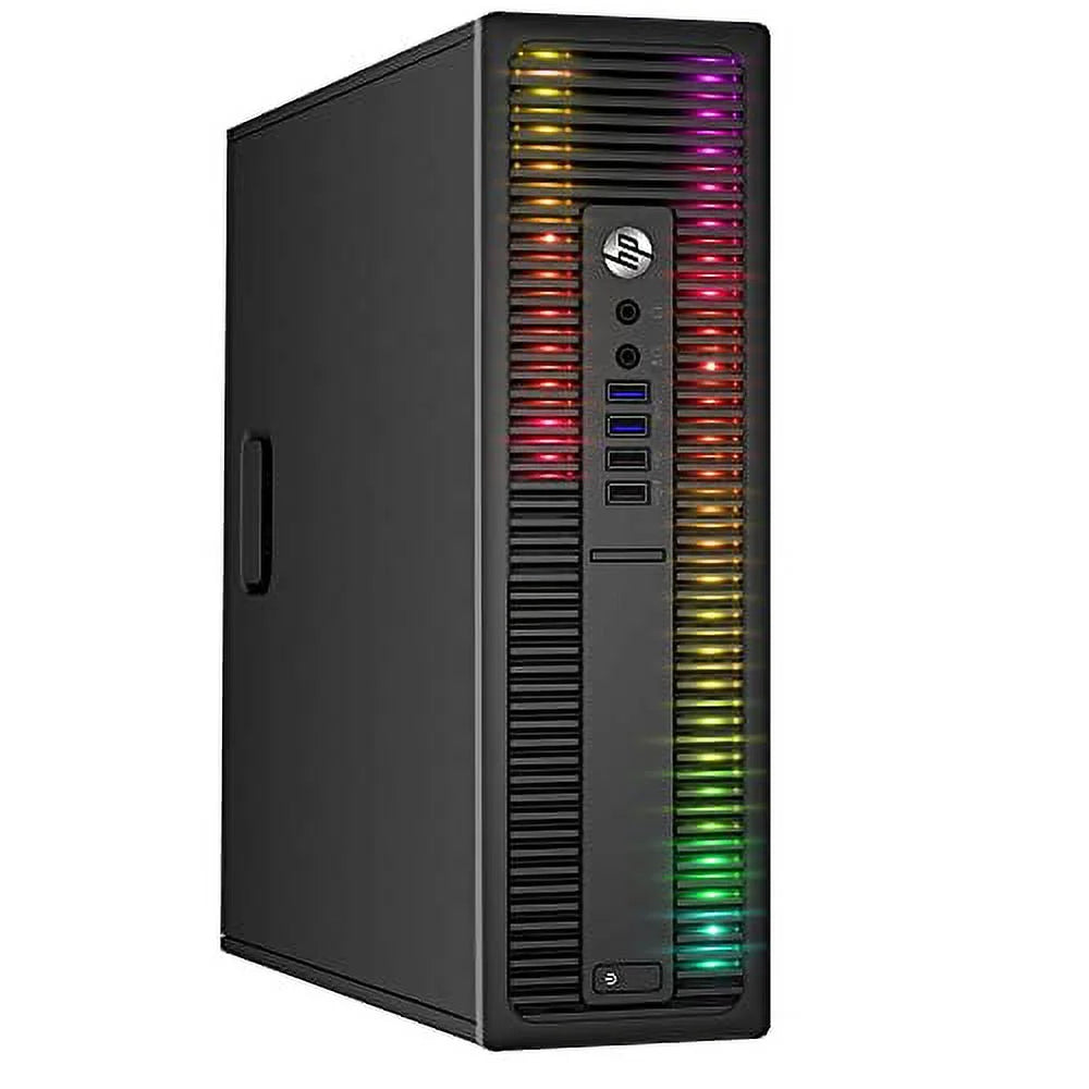 RGB Lights Desktop Computer Intel Core i5 16GB RAM 512GB SSD Win 10 Pro (used) H619450