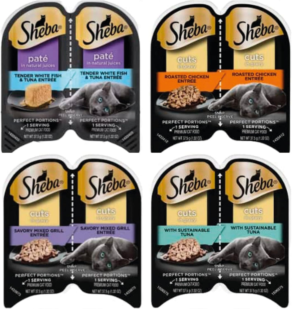 12 Packs (24 Servings) Wet Cat Food Variety Pack C817658