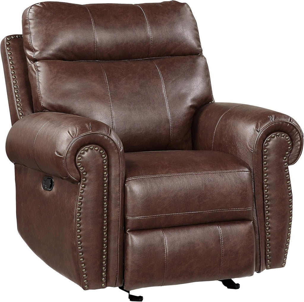 Brown Glider Recliner L92743