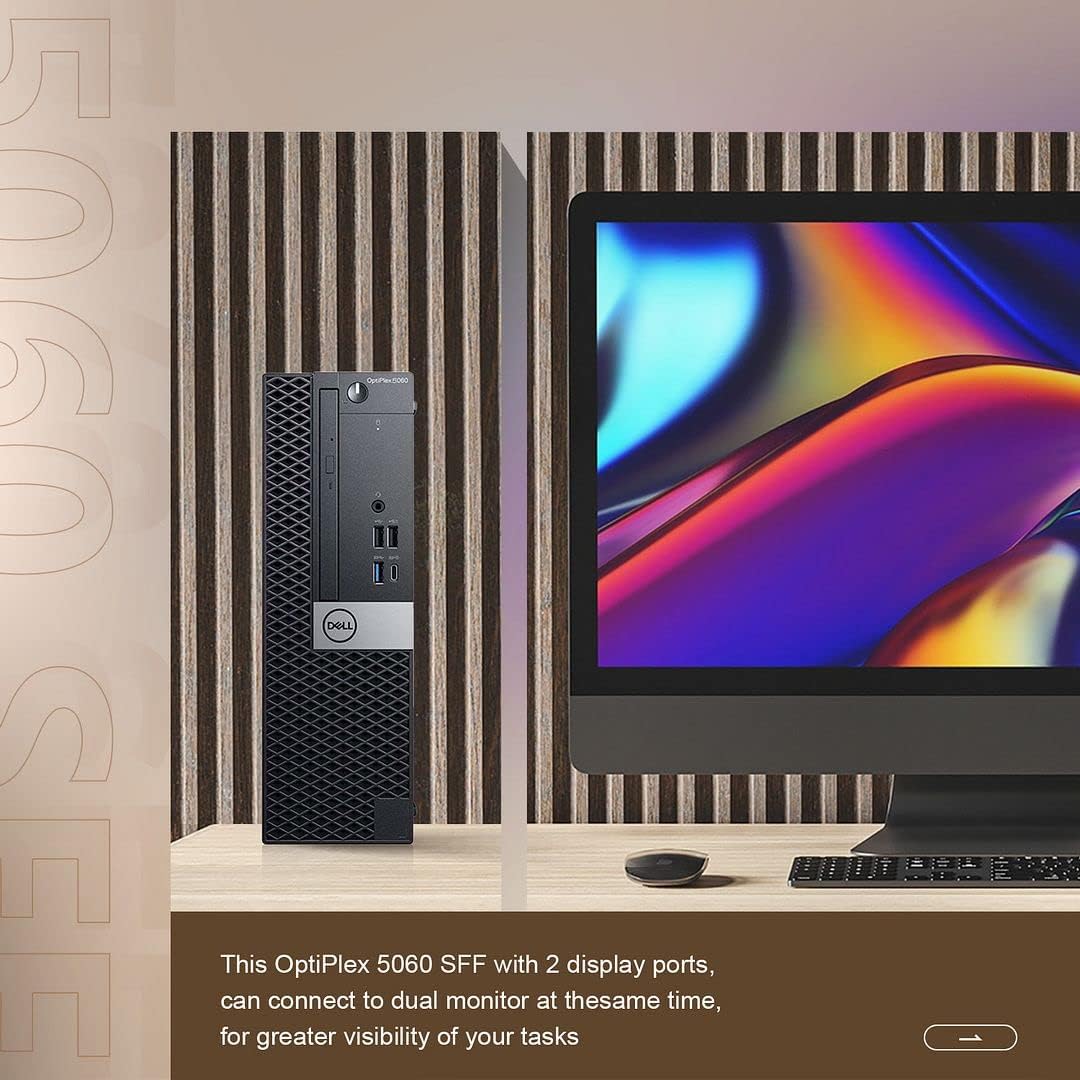 Black Small Form Factor Desktop Computer H8128