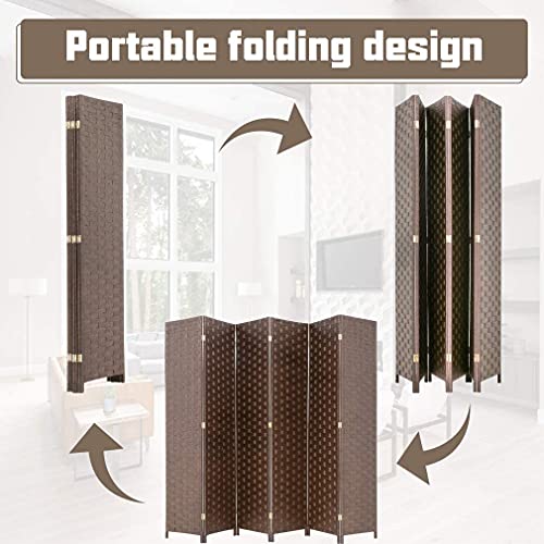 Black 4 Panel Room Divider 6FT Tall Wood Screen W63428