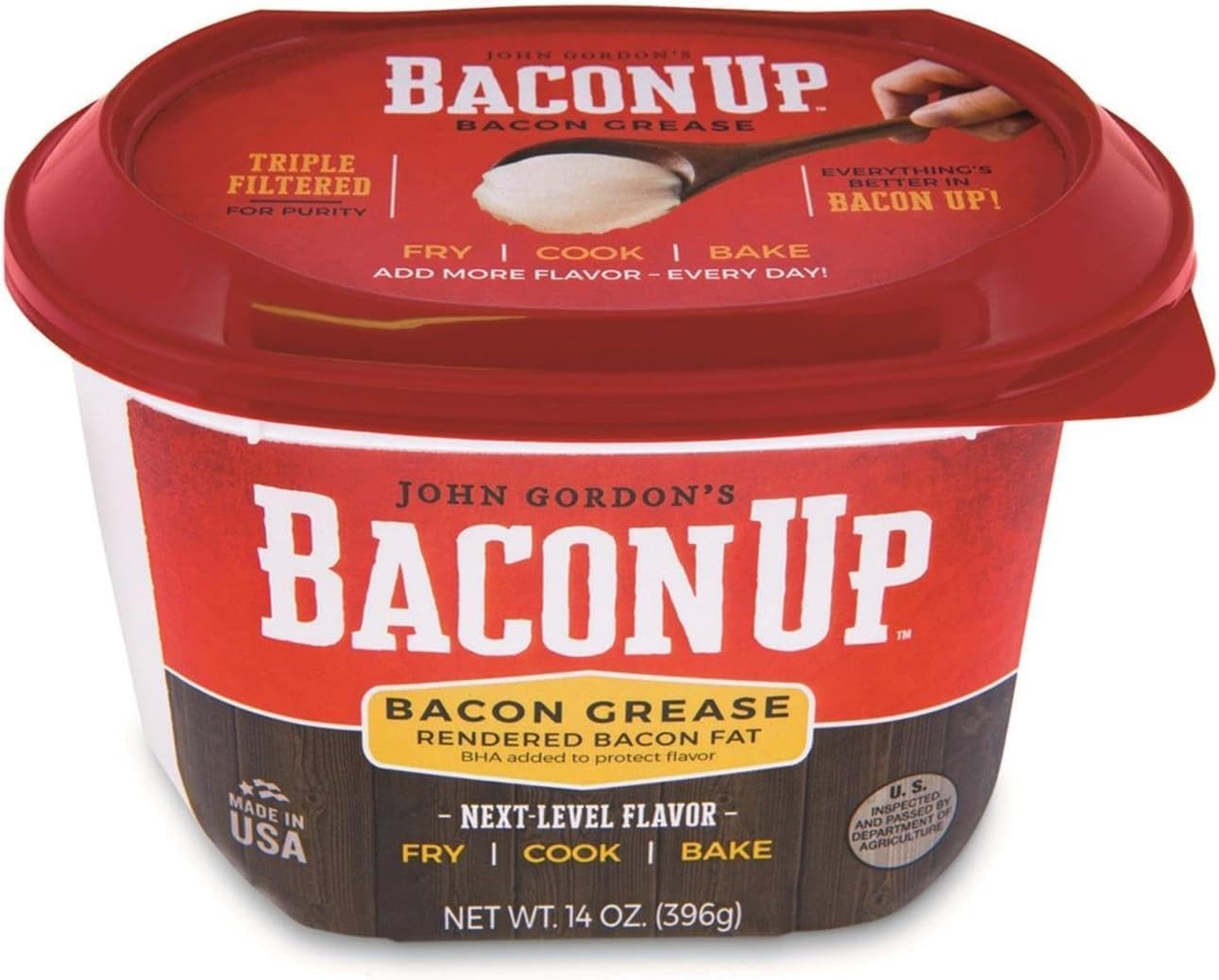 14 ounces Rendered Bacon Fat F864