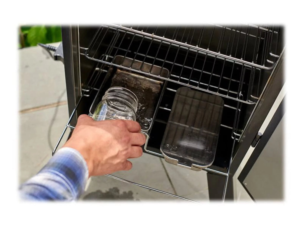 Black 36 Inch Propane Smoker with 4 Racks W135623