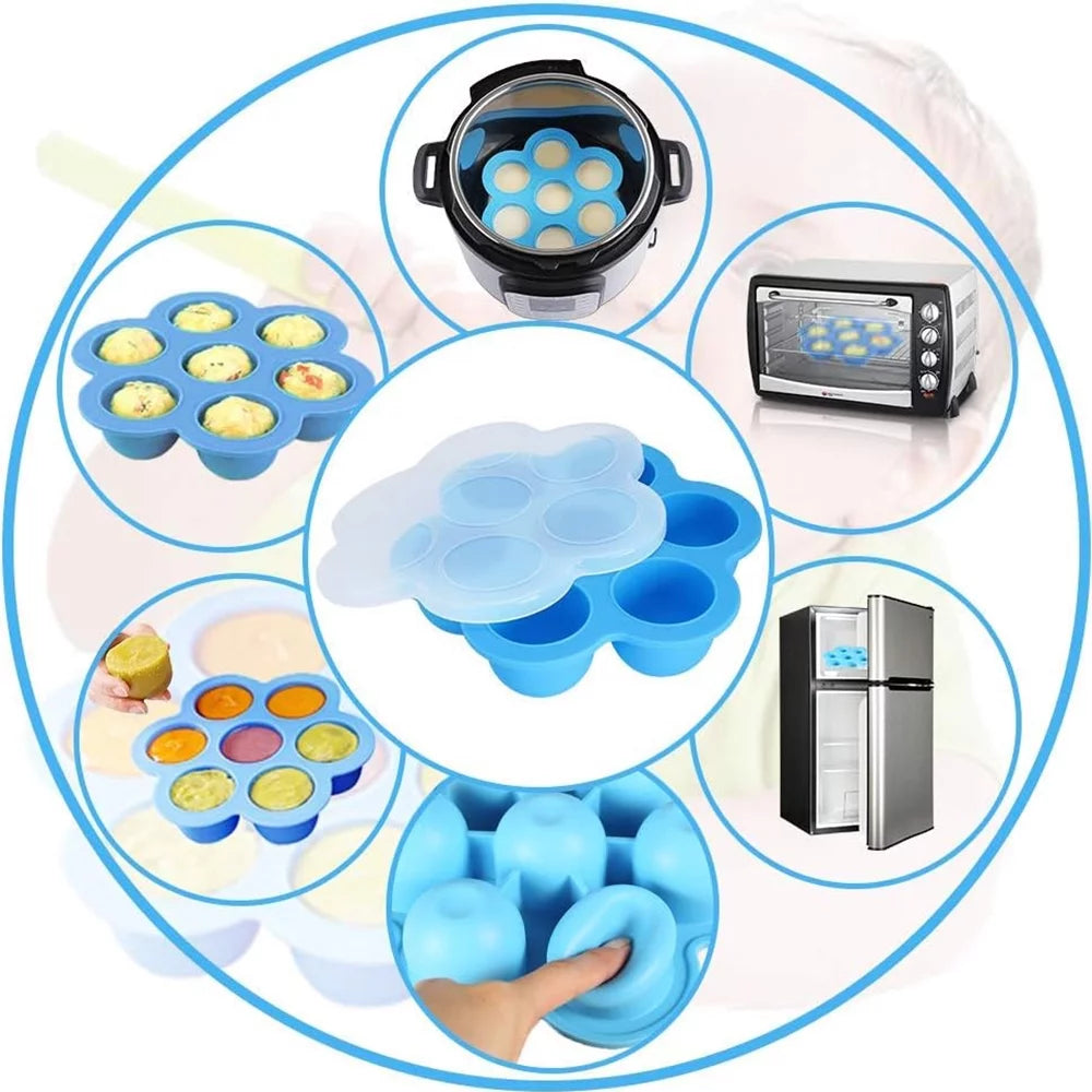 73 Pcs Non-stick Parchment Papers, Metal Steamer Baskets, Springform Pan, Egg Rack, Egg Bites Mold, Kitchen Tong G69933