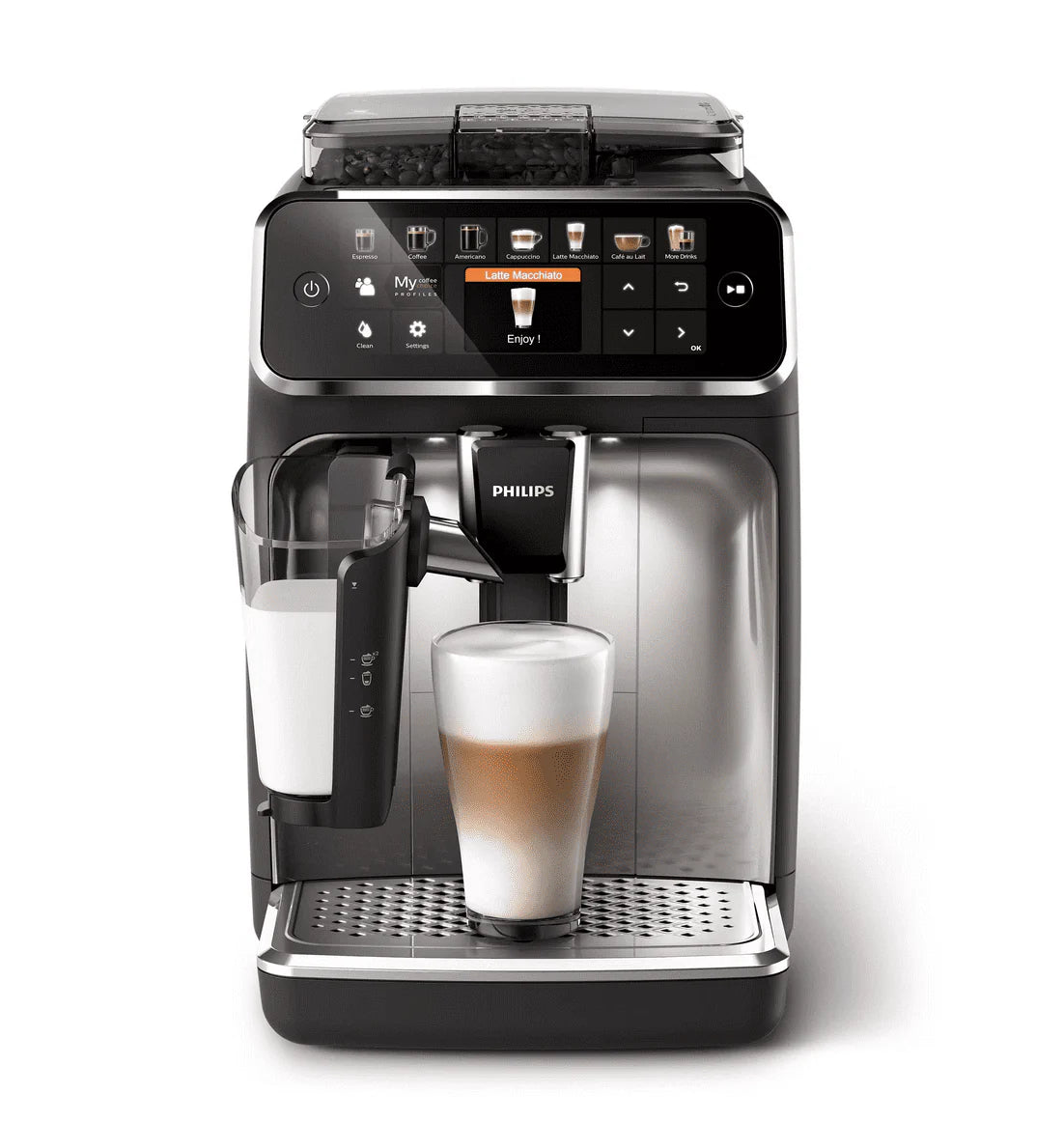 Black Superautomatic Espresso Machine D8746