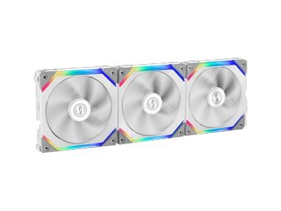 White 120 mm Case Fan (Pack of 3) F911724