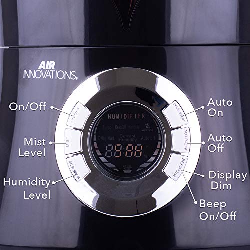 Black Cool Mist Ultrasonic Digital Humidifier U2008