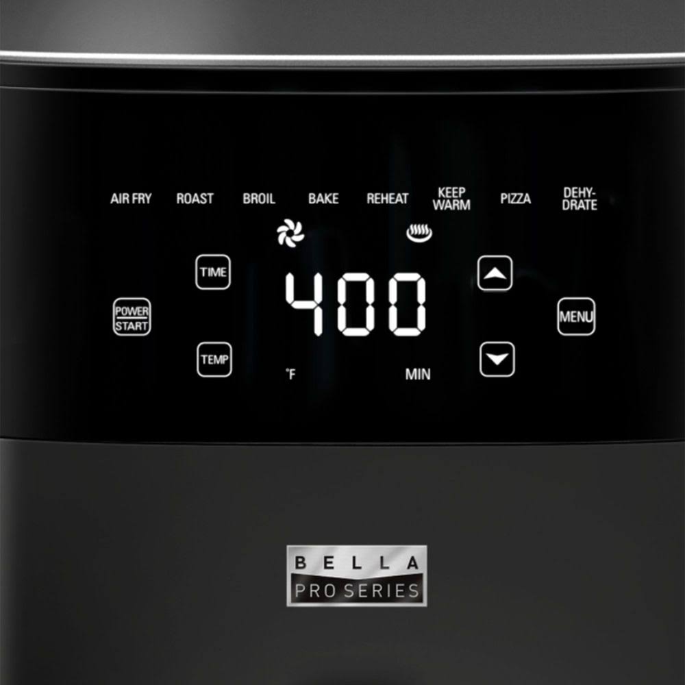 6.3-qt. Touchscreen Air Fryer - Black Stainless Steel Q45759