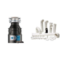 1/3 HP Continuous Feed Garbage Disposal with Cord, White D353