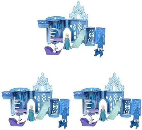 Storytime Stackers Elsa Ice Palace Stackable Castle Doll House with Small Doll & 8 Pieces S3661