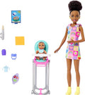 Barbie Skipper Doll & Playset with Accessories, Color-Change Toy U832
