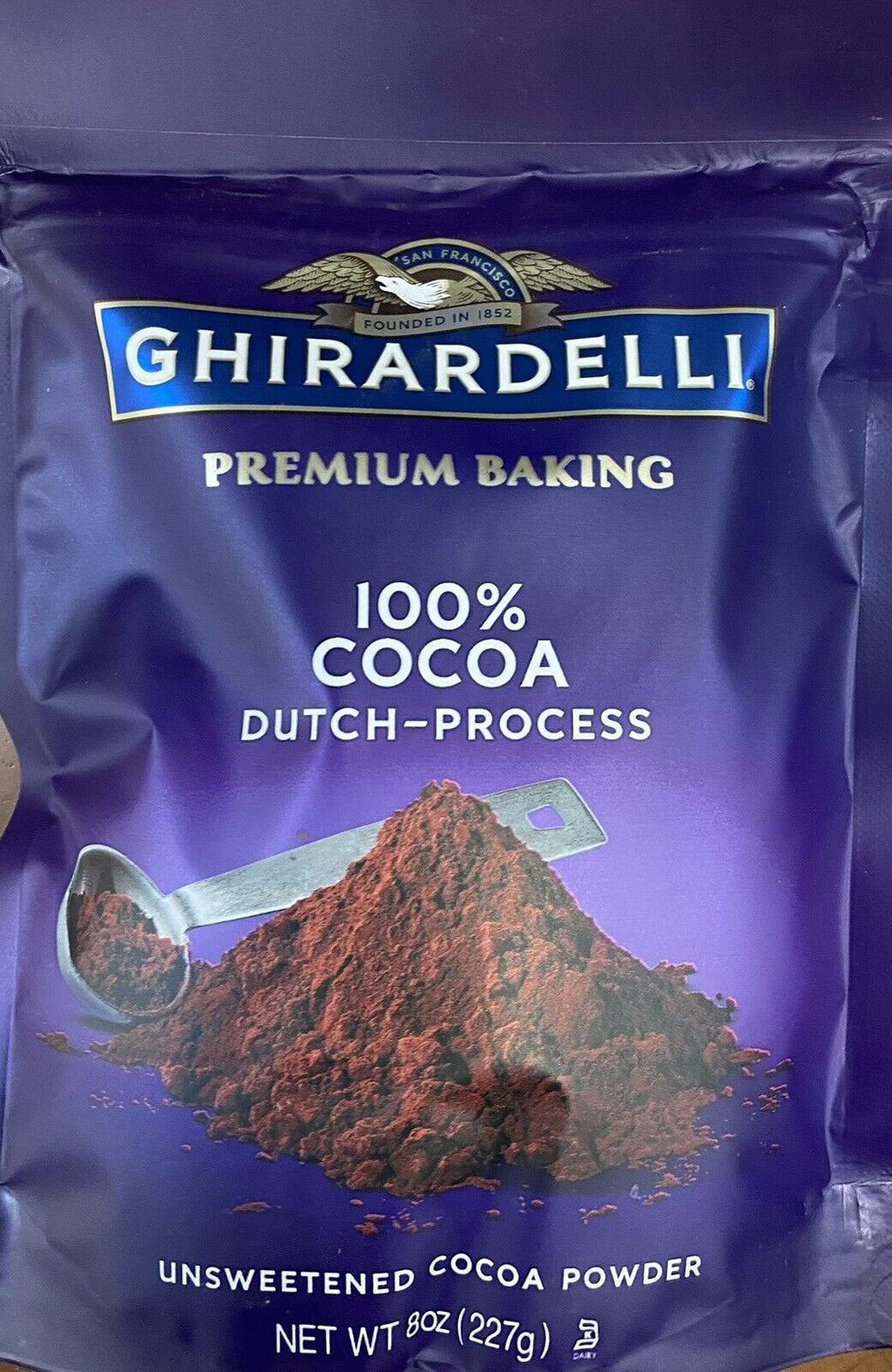 DUTCH PROCESS 100% Unsweetened Cocoa Powder 8 oz B125
