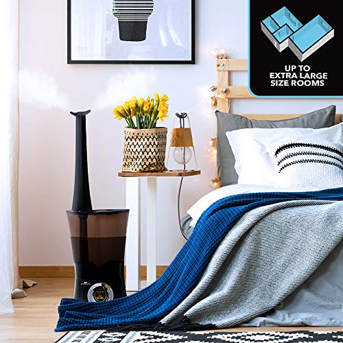 Black Cool Mist Ultrasonic Digital Humidifier U2008