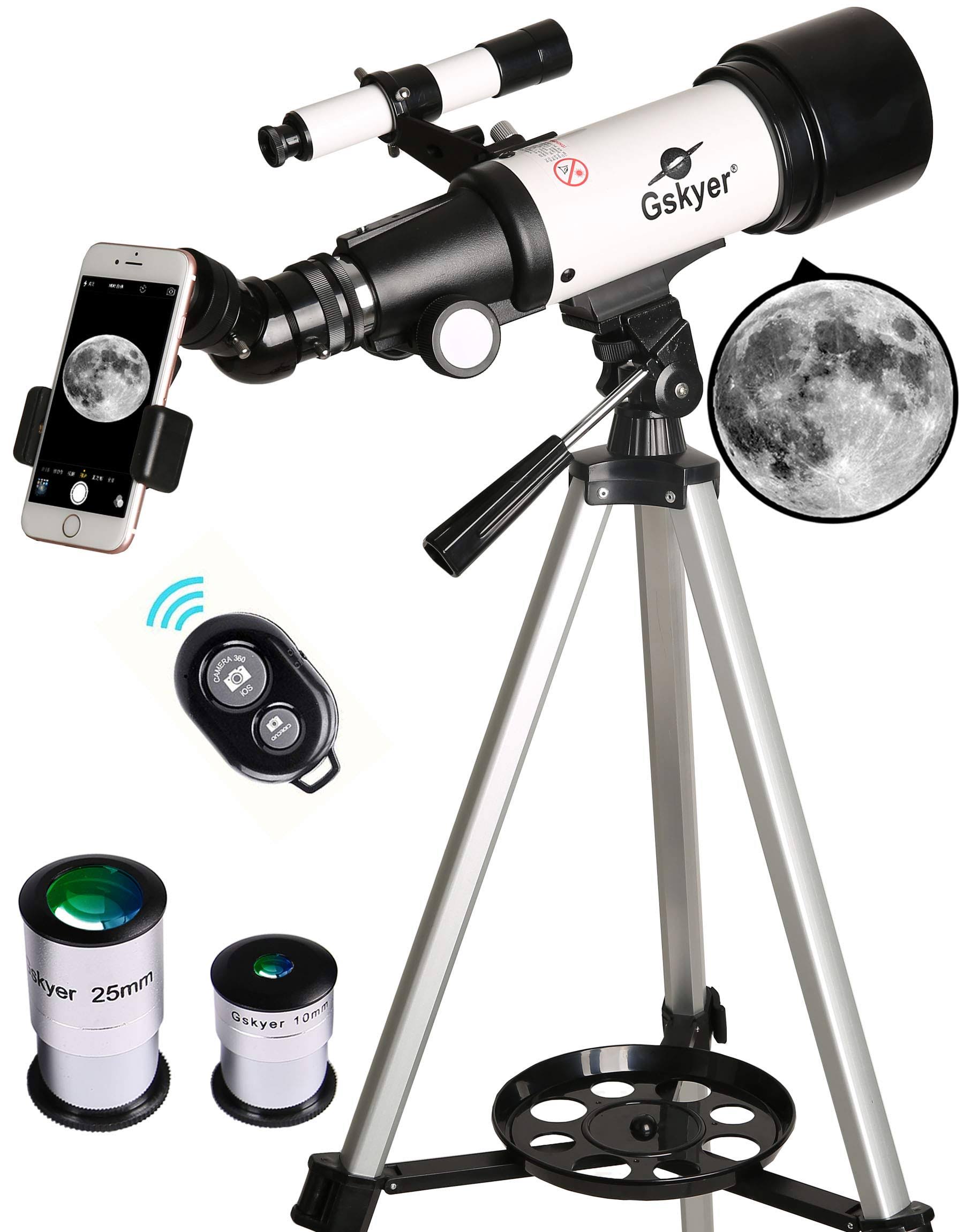 70mm Aperture 400mm AZ Mount Refractor Telescope O352