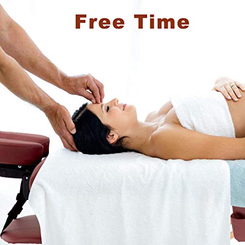 Portable Foldable Massage Table with Carry Case, Cream Q7113