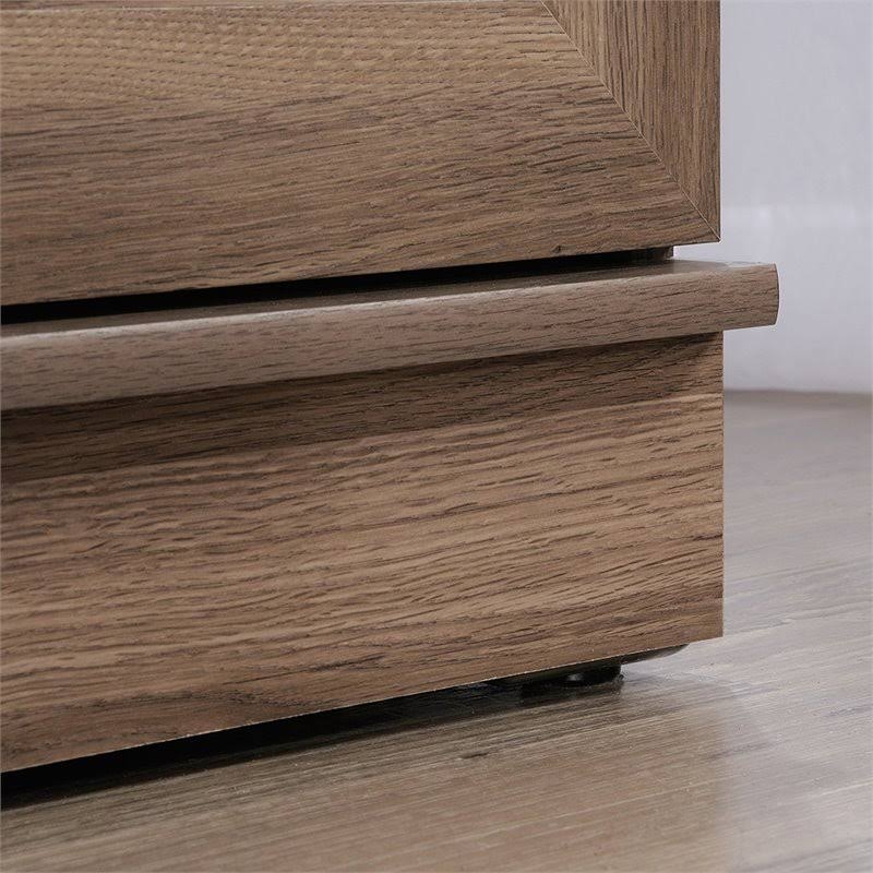 Wardrobe Armoire with 1-Drawer in Salt Oak E8775