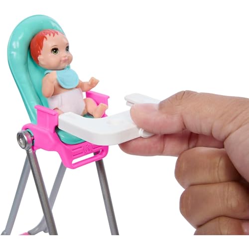 Barbie Skipper Doll & Playset with Accessories, Color-Change Toy U832