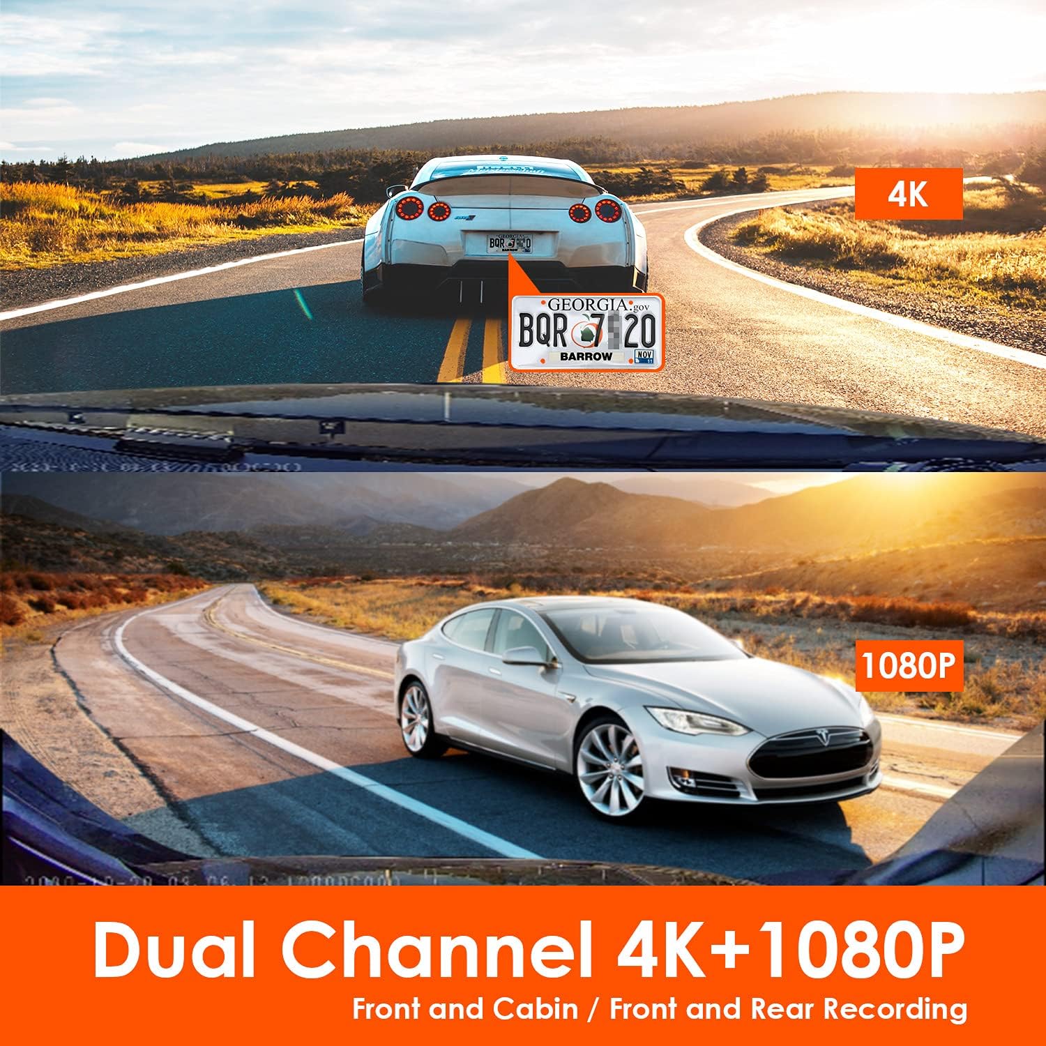 3 Channel 4K Dash Cam I3986