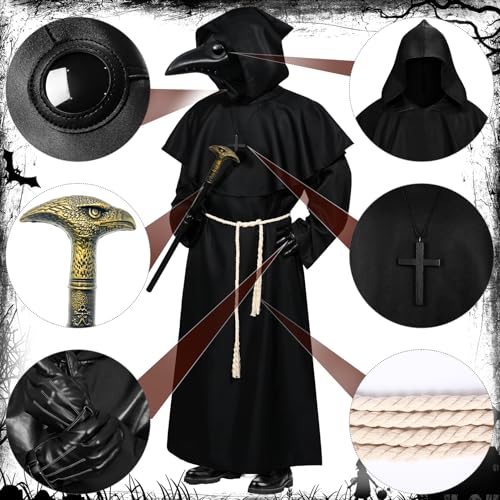Plague Doctor Beak Mask Costume Y800843