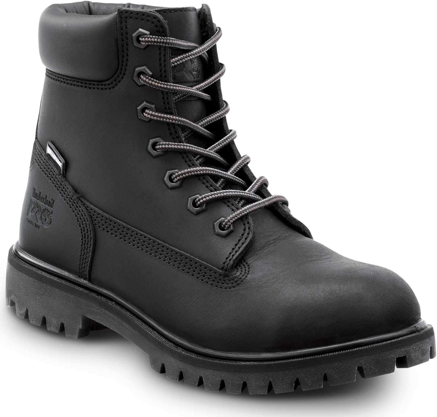 Black Steel Toe EH Slip Resistant WP Insulated Boot D665