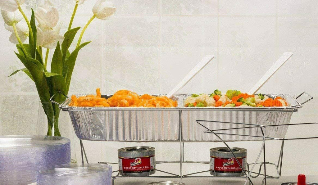 24 PC Disposable Aluminum Chafing Dish Set Z535