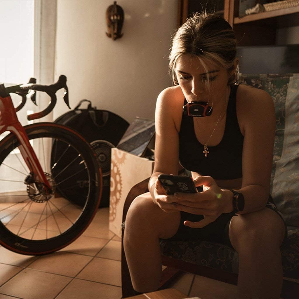Breathing Exercise Device with Guided Smart Breathing Trainer P699