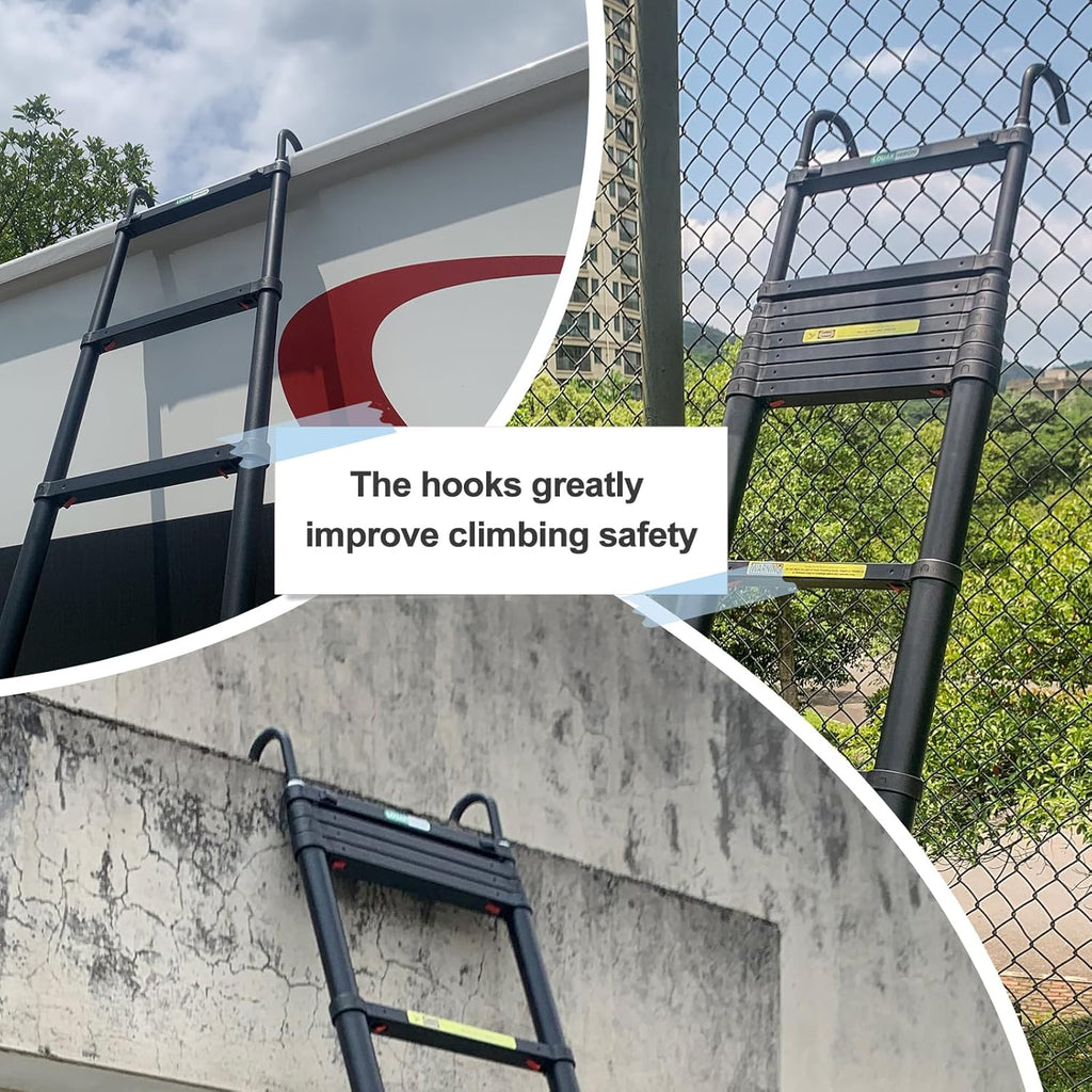 15 FT Aluminum Telescoping Ladder F462