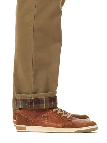 Fleece And Flannel Lined Relaxed-Fit Straight-Leg Jeans I404