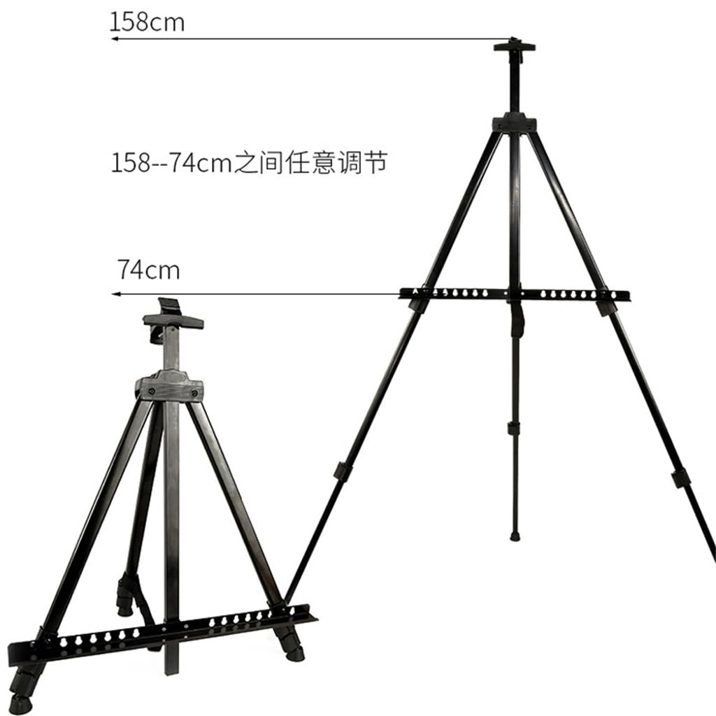 Triangle Metal Easel Display Stand Tripod Art Supplies Folding Iron G114