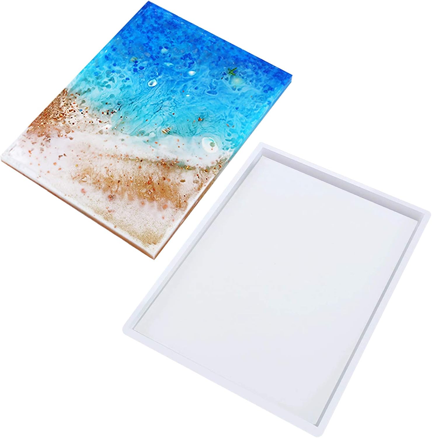 Large Silicone Tray Molds for Epoxy Resin Y122800