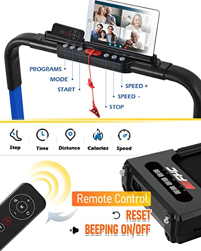 Under Desk Treadmill Walking Pad 2 in 1 Folding Compact Electric Running Machine L74792