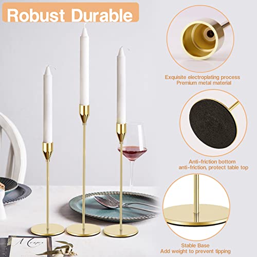 Set of 12 Metal Candle Holders D88086