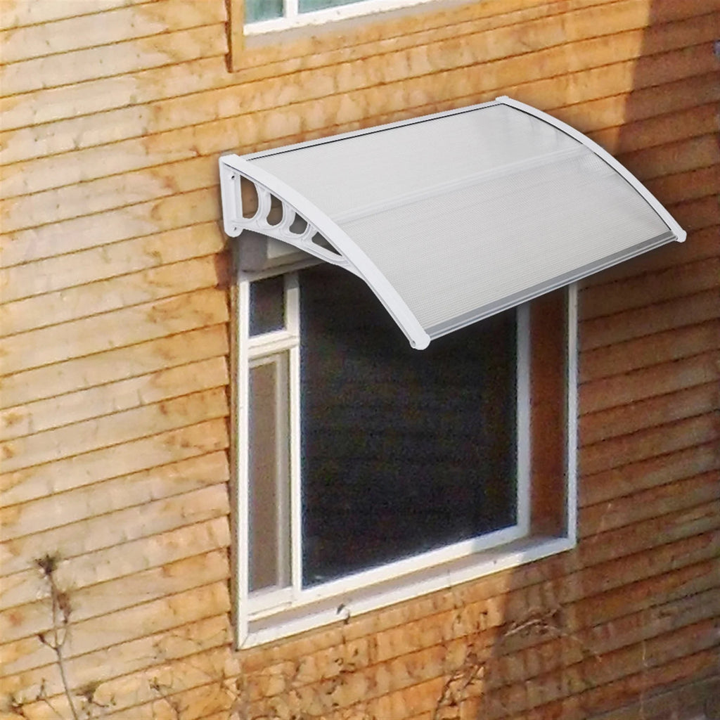 40''x32'' Clear Polycarbonate Window Awning Canopy F822121